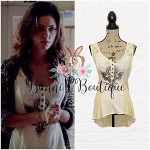 Hayley Marshall Free People Night Falls Tank The Originals